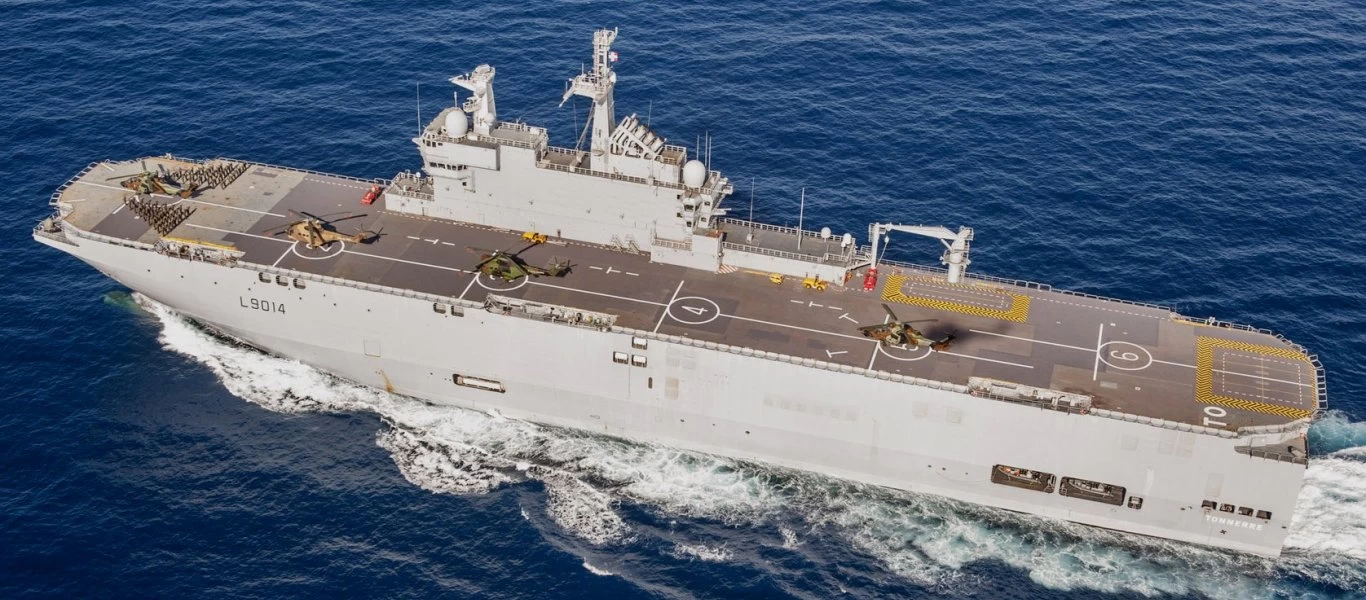 Γαλλική αεροναυτική αρμάδα ήρθε σε βοήθεια της Ελλάδας και της Κύπρου